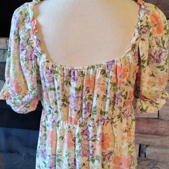 As U Wish Floral Dress Cottagecore - Picture 7 of 12